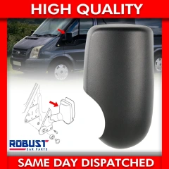 Крышка зеркала левая Ford Transit 2000-2013 (крепление под защелки)